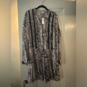 Anthropologie TINY Caviana Shirt Dress size large